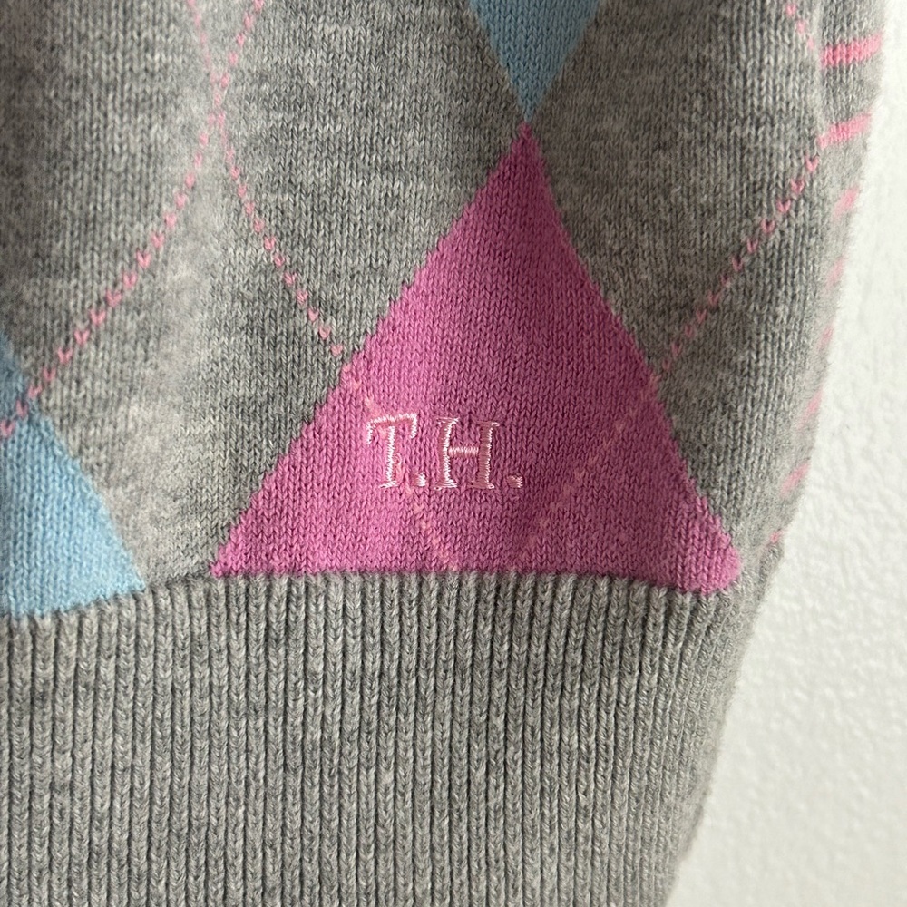 Tommy Hilfiger Argyle Sweater Vest - Picture 3 of 6